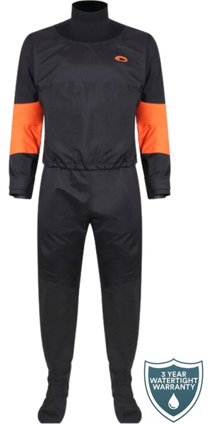 2026 Typhoon Roan Hinge Zip Drysuit 100184 - Orange / Graphite